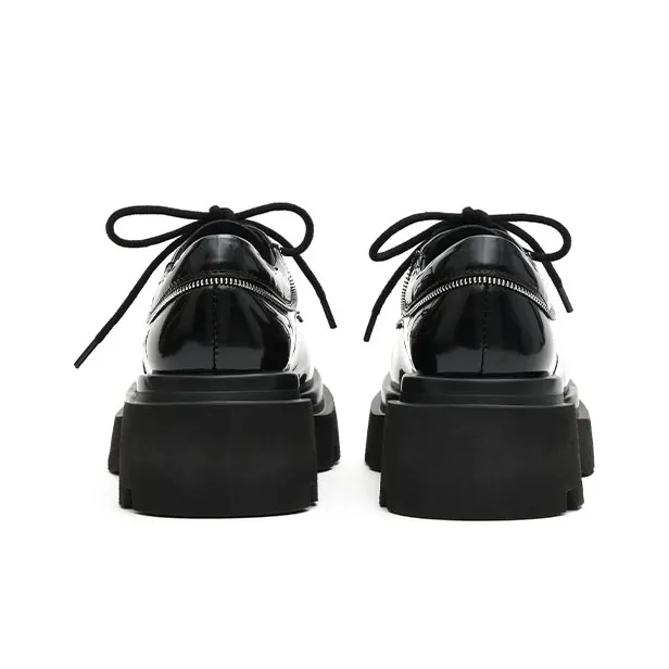 MASOOMAKE Loafers Women's Low Top Agate Black/Turquoise Green/Crystal White/Cinnabar-3
