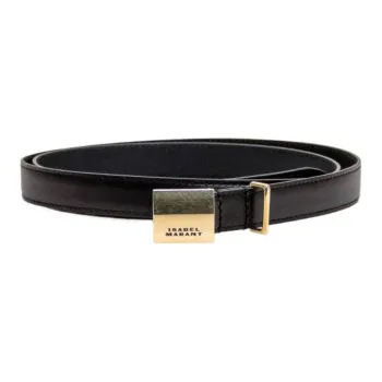 ISABEL MARANT Lowell Logo Engraved Belt