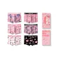 6 Pack (Pure Pink+Black Pink+Gray Pink+Light Pink+Pink White+Pink Blue)
