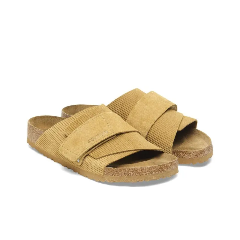 Birkenstock Slide Slippers Unisex Cork Brown Narrow Fit-2