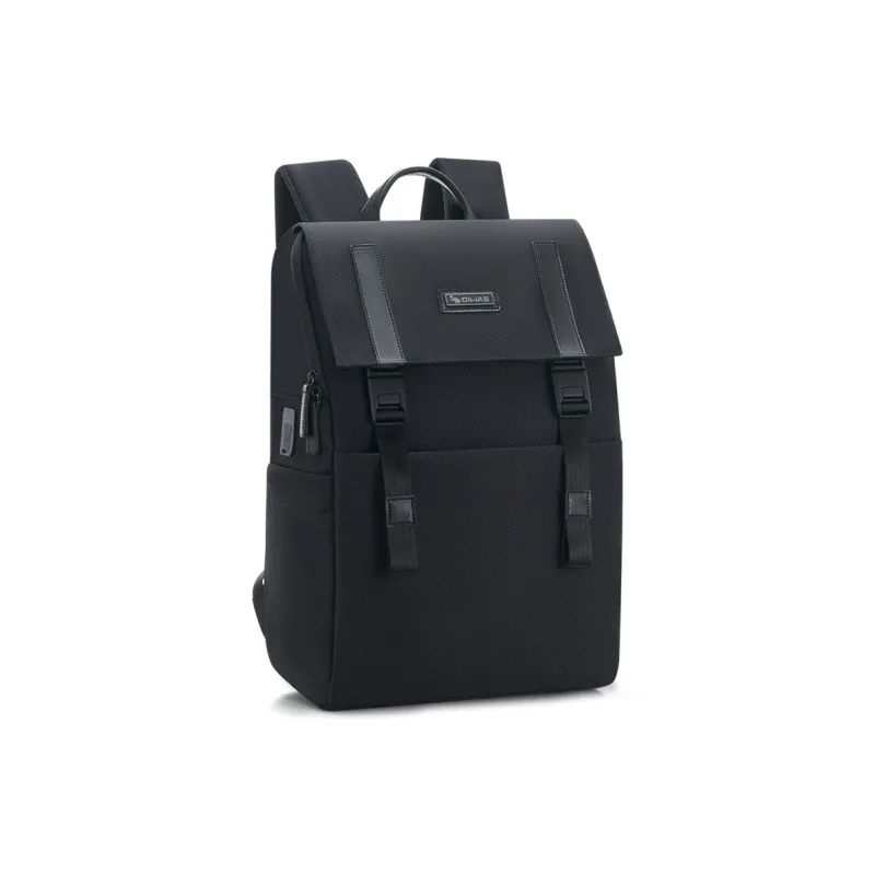OIWAS Fabric Laptop Bag, Travel Backpack, Backpack Large Size Unisex Black-2