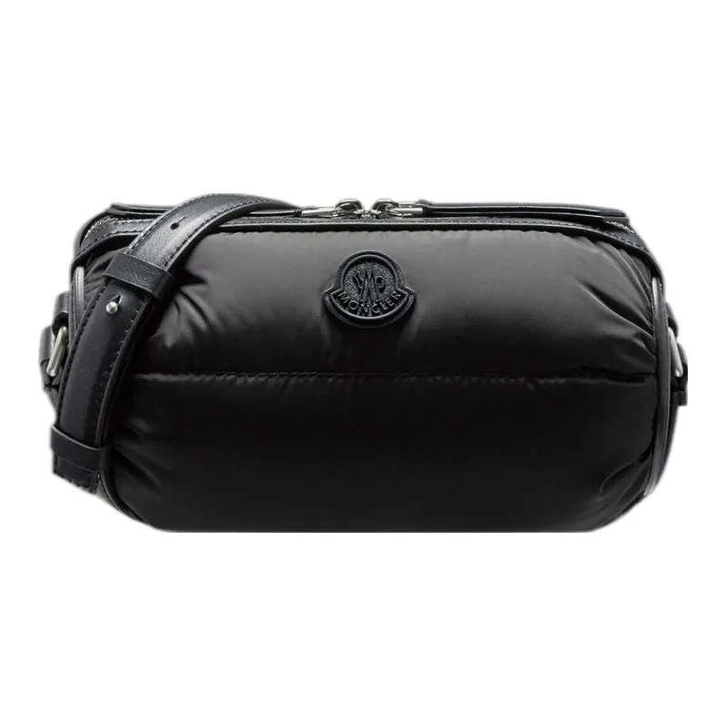 Moncler Waterproof Nylon Shoulder Bag, Crossbody Bag Regular Women's Black-0