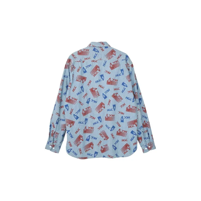 HYSTERIC GLAMOUR Shirts Men Blue-1