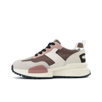JOSINY Running Shoes Women's Low Top Beige Pink/Beige Black