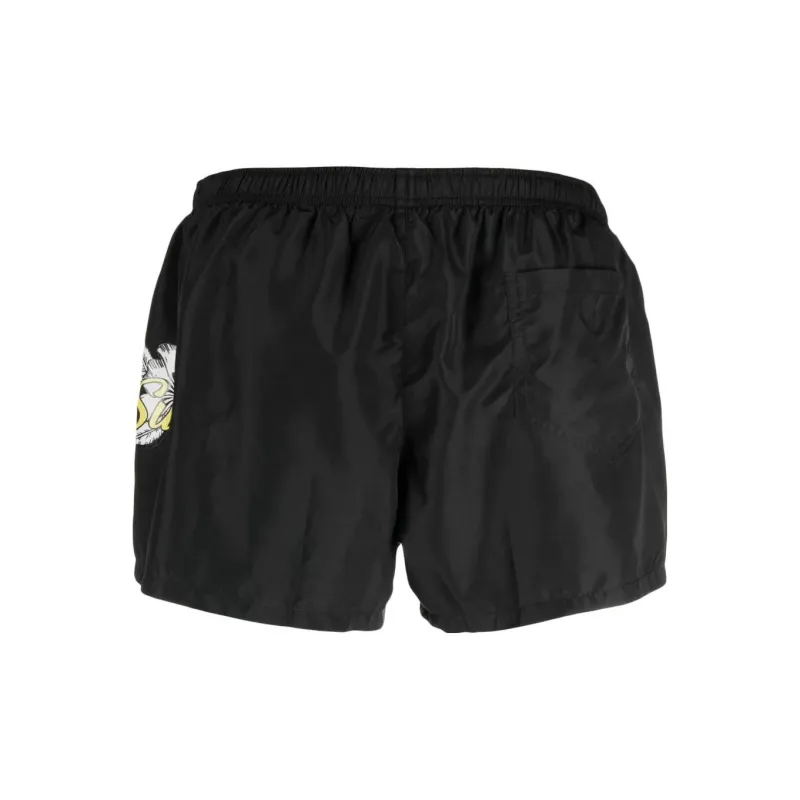 MOSCHINO Swimming Shorts Men Black-1