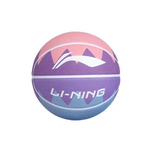 LiNing Rubber Basketball Purple Pink Size 5 Size 7 Training Unisex