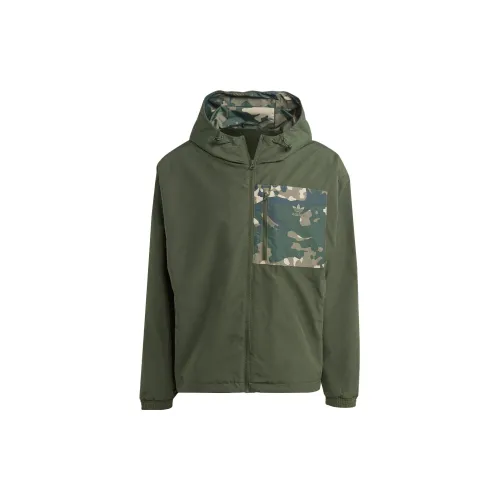 Adidas Originals Trench Coats Men Green