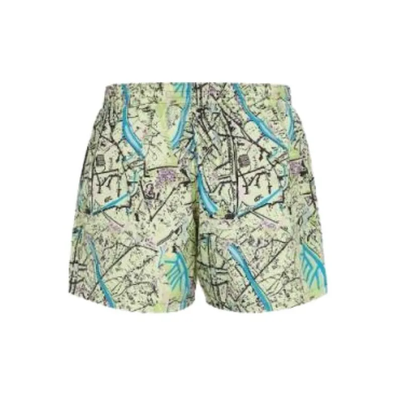 FENDI Map print Cargo Shorts-1