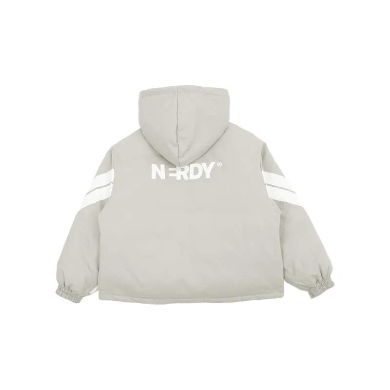 Nerdy Down Jackets Unisex Gray-1