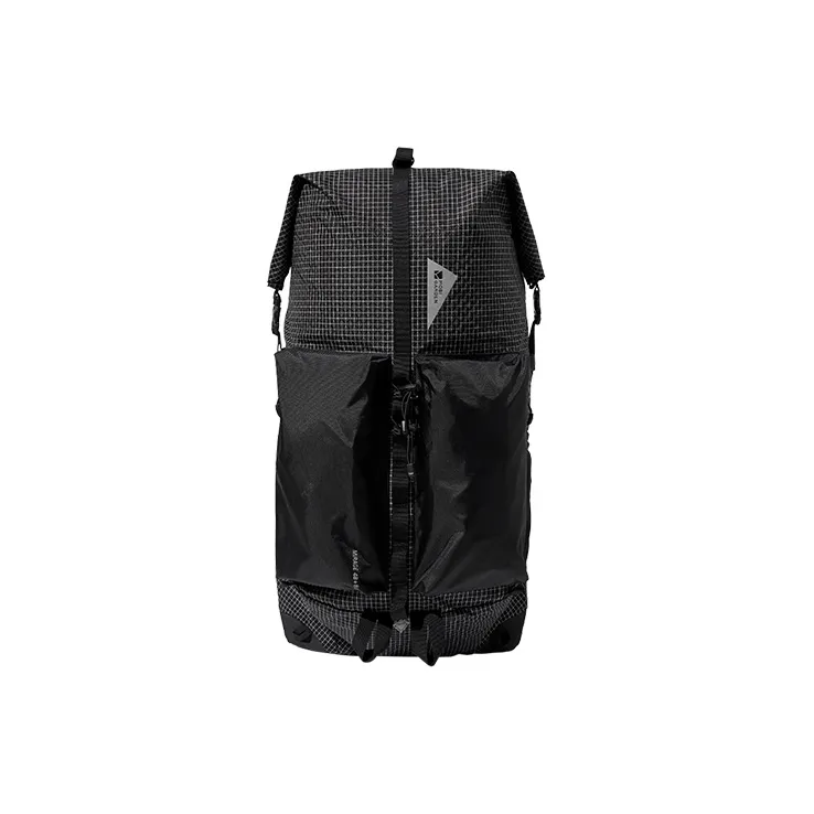 MOBI GARDEN Nylon Backpack Regular Unisex Night Black/Rising Sun Red/Azure Pine Green-0