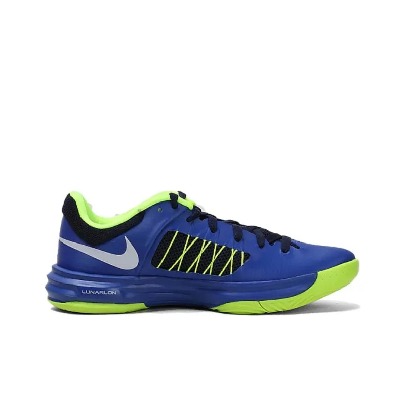 Nike Hyperdunk Cushioning, Wear Resistant Low Top Running Shoes Men's Blue Green-1