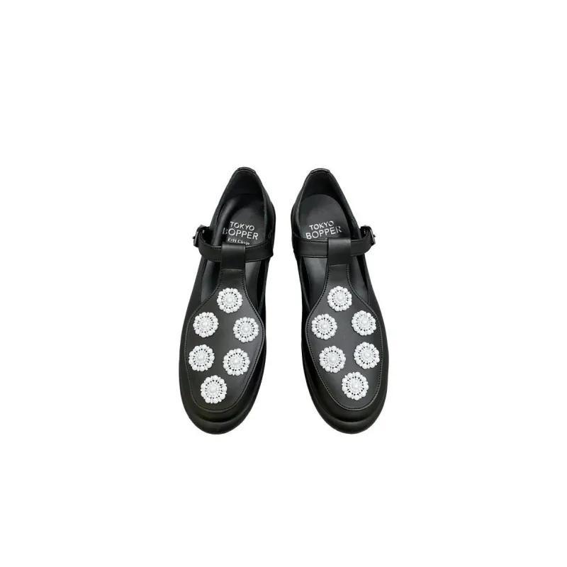 Tokyo Bopper Low-Top Casual Shoes Women's Black White-3