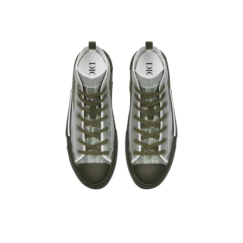 DIOR B23 Olive Oblique Canvas-3
