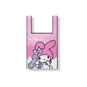 Zgo Melodi Polyester Tote Bag, Shopping Bag, Handbag Regular Women's Pink