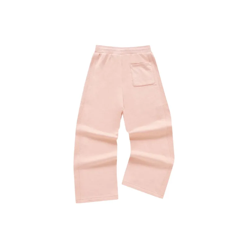 FILA FUSION Knitted Sweatpants Women's Enchanting Orange-1