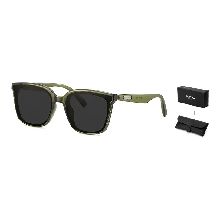 BERTHA TR/Memory Plastic Square Sunglasses Unisex-25