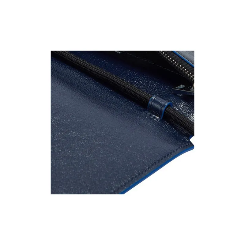 MARNI Cow Leather Messenger Bag Shoulder Bag Crossbody Bag Small Size Unisex Marine Blue/Black-4