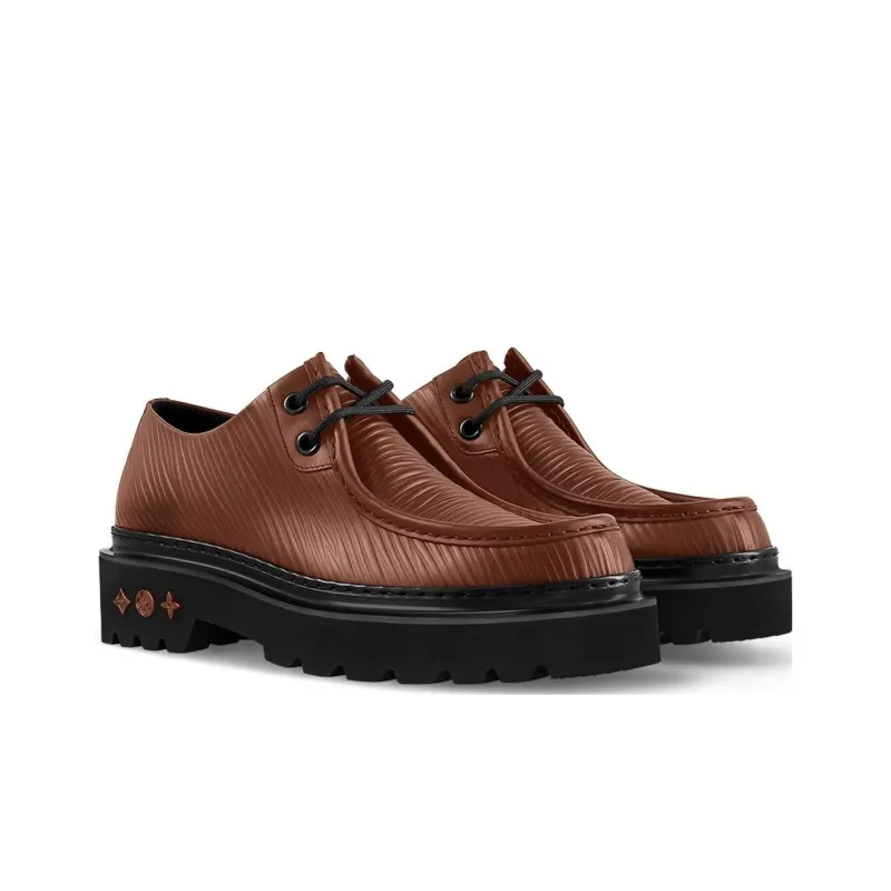 LOUIS VUITTON Ranger Casual Shoes Men's Brown-1