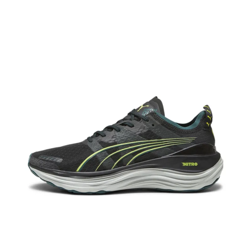 PUMA ForeverRun Nitro Winter Black Malachite Yellow-0