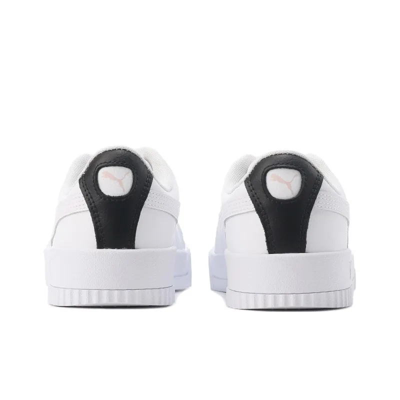 PUMA Carina Leather 'White Black Rosewater' Women's-3