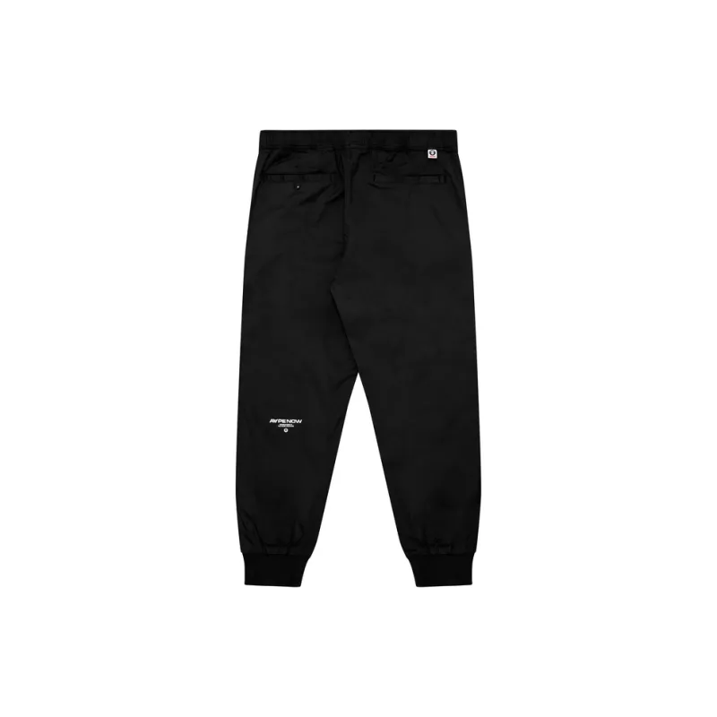 Aape Logo patch Elasticated waist Trousers-3