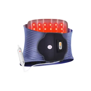 Sheng Kun Back Support Braces Warm Self Heating Electric Heating Blue Purple Unisex
