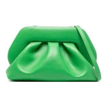 THEMOIRE Bios Polyurethane Clutch Regular Women's Green