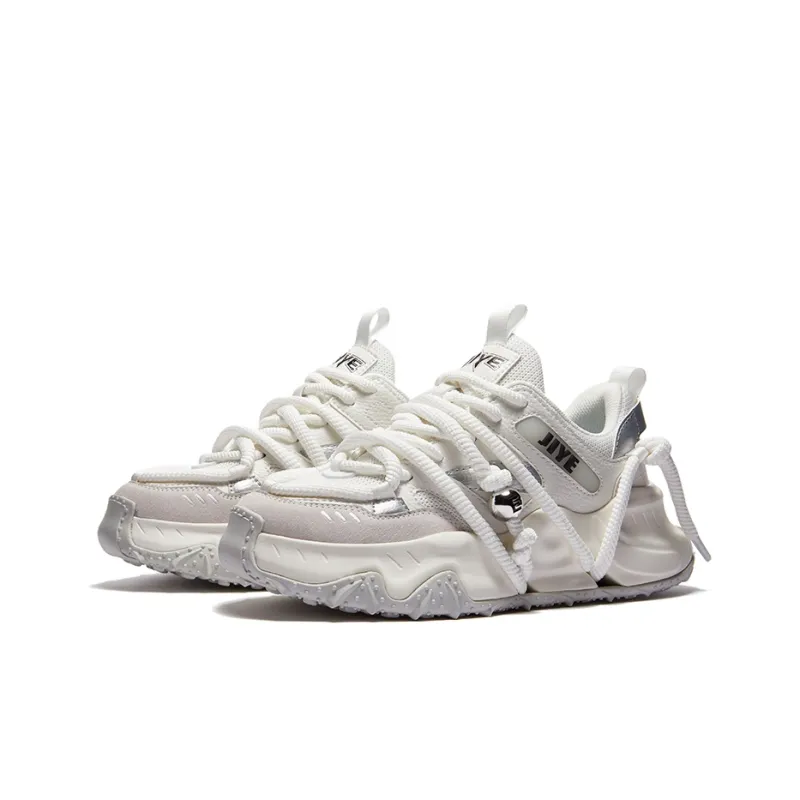 JIYE Height Increasing Wear-Resistant Breathable Low-Top Chunky Sneakers Unisex-1
