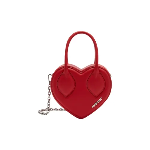 AMBUSH Heart Leather Tote Bag