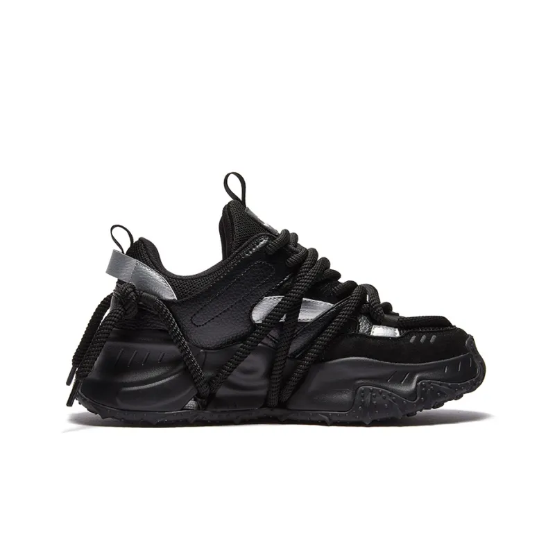 JIYE Height Increasing Wear-Resistant Breathable Low-Top Chunky Sneakers Unisex-8
