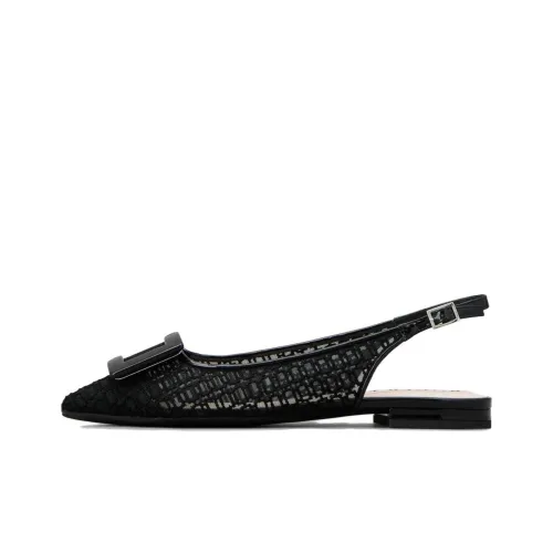 Roger Vivier Gommettine Casual Single Shoes Women's Black