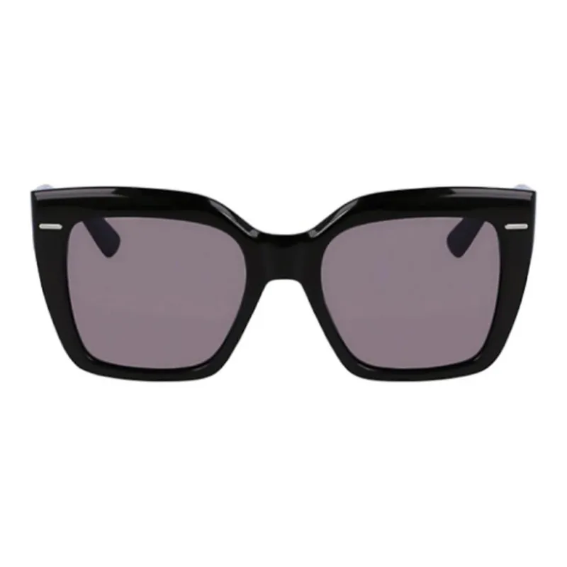 CK/Calvin Klein Acetate Irregular Shape Sunglasses Women's Black-1