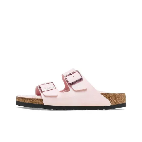 Birkenstock Slide Slippers Women's Light Rose Gold