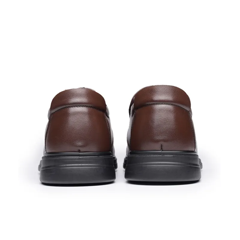 LAORENTOU Men's Casual Shoes Men Low Top Brown-8