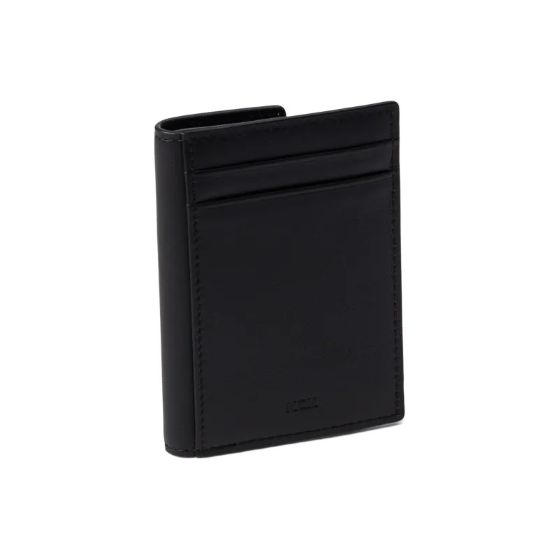 MCM Aren Spanish Calfskin Wallet Mini Men's Blue-2