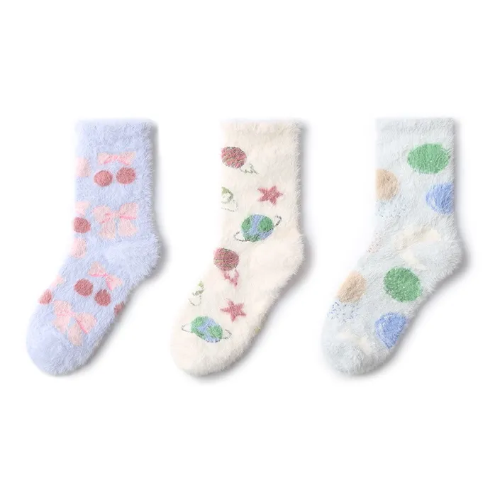 Primeet Mid Calf Socks Women's 3 Pack-4