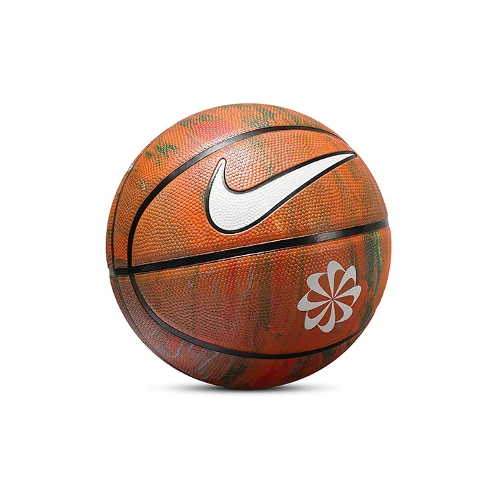 Nike Rubber Basketball Brown Graffiti Size 7 Training Unisex-1