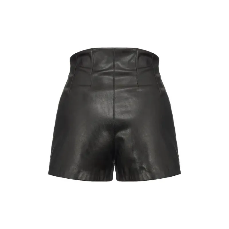 PINKO FW23 Shorts Women's Black-1