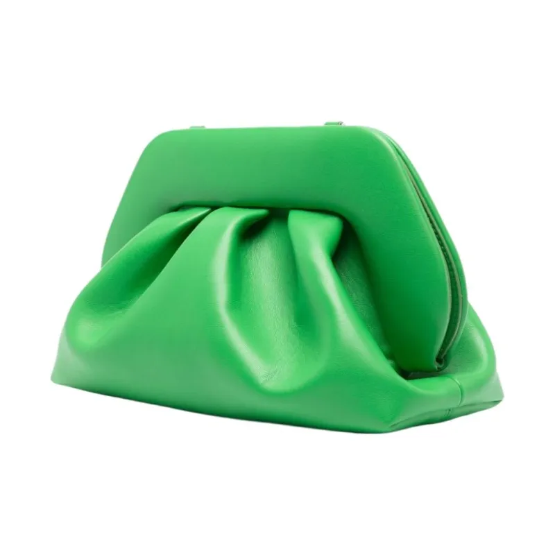 THEMOIRE Bios Polyurethane Clutch Regular Women's Green-1