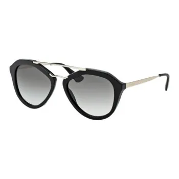 PRADA Acetate Aviator Sunglasses Unisex Black