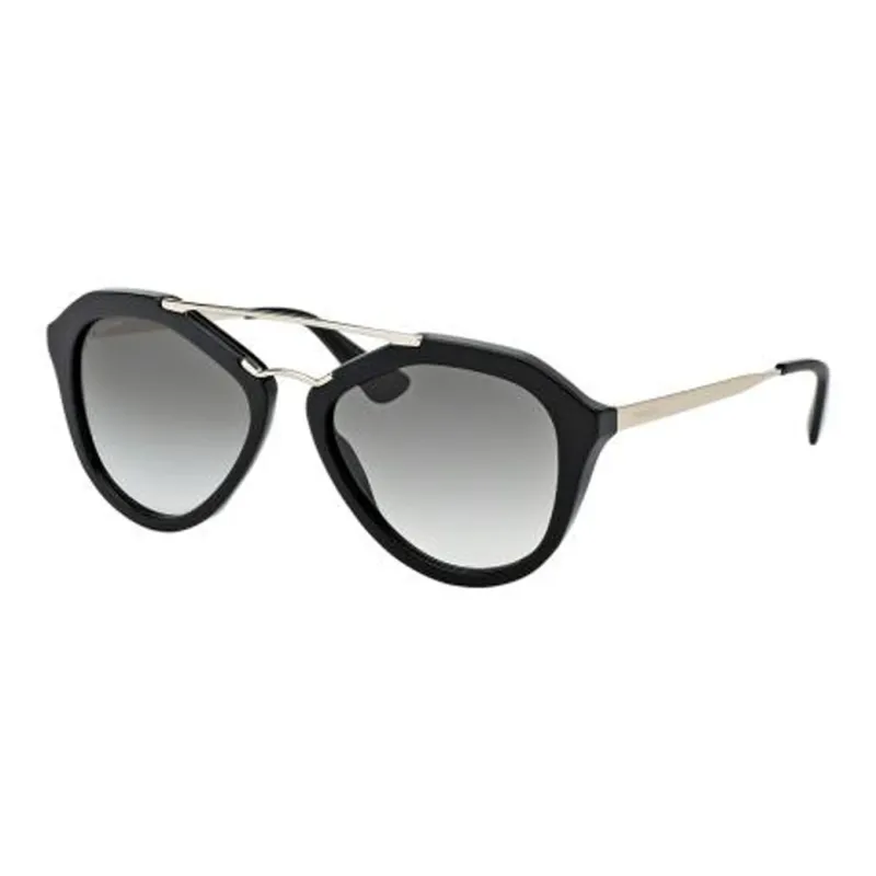 PRADA Acetate Aviator Sunglasses Unisex Black-0