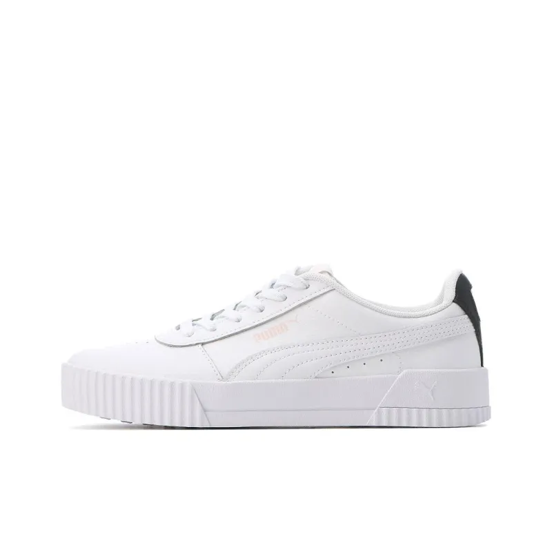 PUMA Carina Leather 'White Black Rosewater' Women's-0