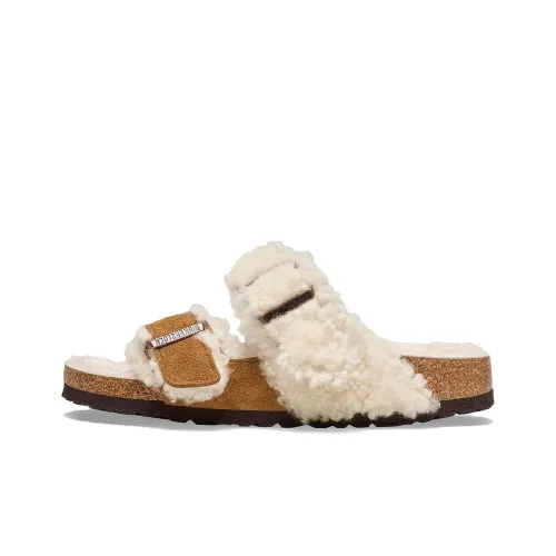 Birkenstock Slide Slippers Women's Light Brown