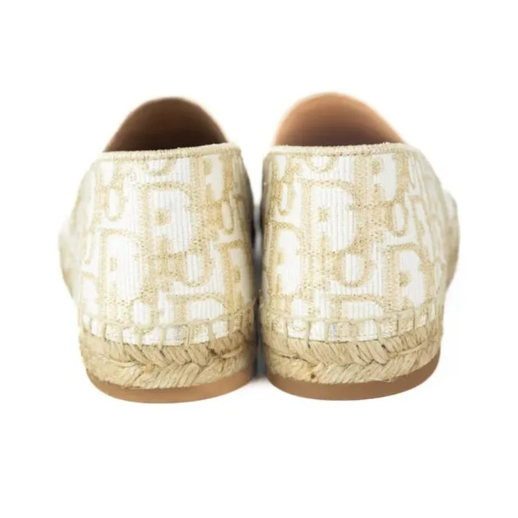DIOR Granville Casual Single Shoes Women's Beige Yellow-3
