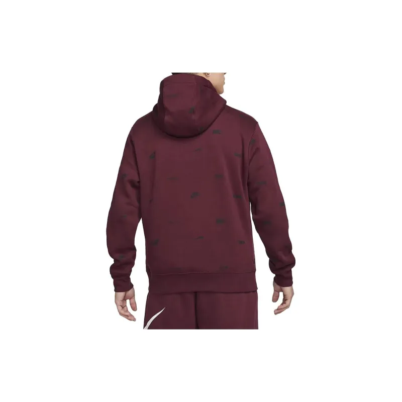 Nike Sweatshirts Men Night Russet Red-1