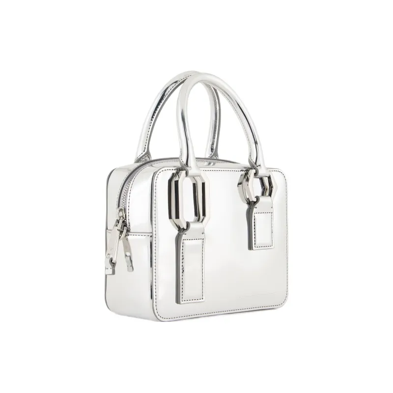 EMPORIO ARMANI Polyester Shoulder Bag, Crossbody Bag, Handbag Women's White-2