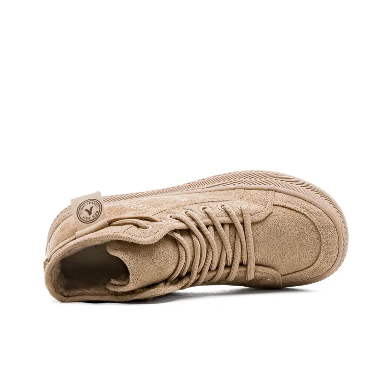 RENBEN Cushioning, Slip Resistant, Abrasion Resistant, Thermal High Top Casual Shoes Women's Brown-2