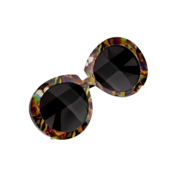 Valentino Plastic Irregular Shape Sunglasses Unisex Multicolor