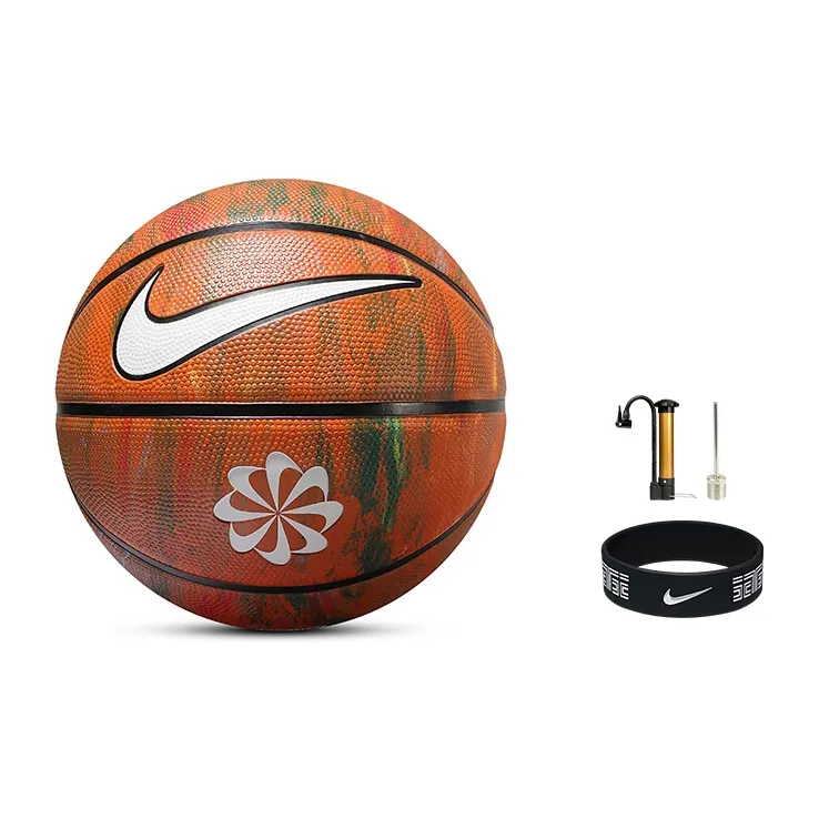 Nike Rubber Basketball Brown Graffiti Size 7 Training Unisex-5