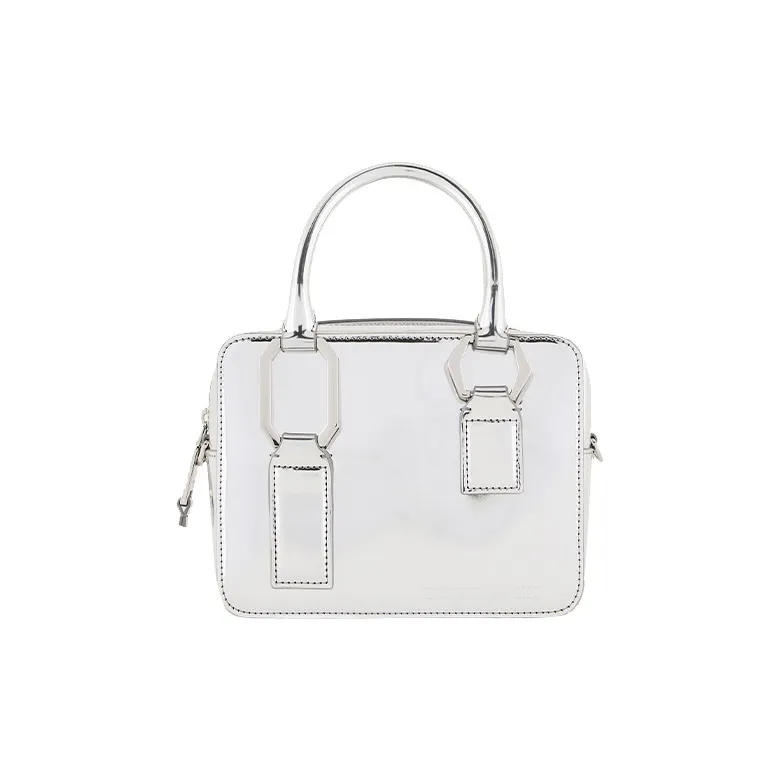EMPORIO ARMANI Polyester Shoulder Bag, Crossbody Bag, Handbag Women's White-0